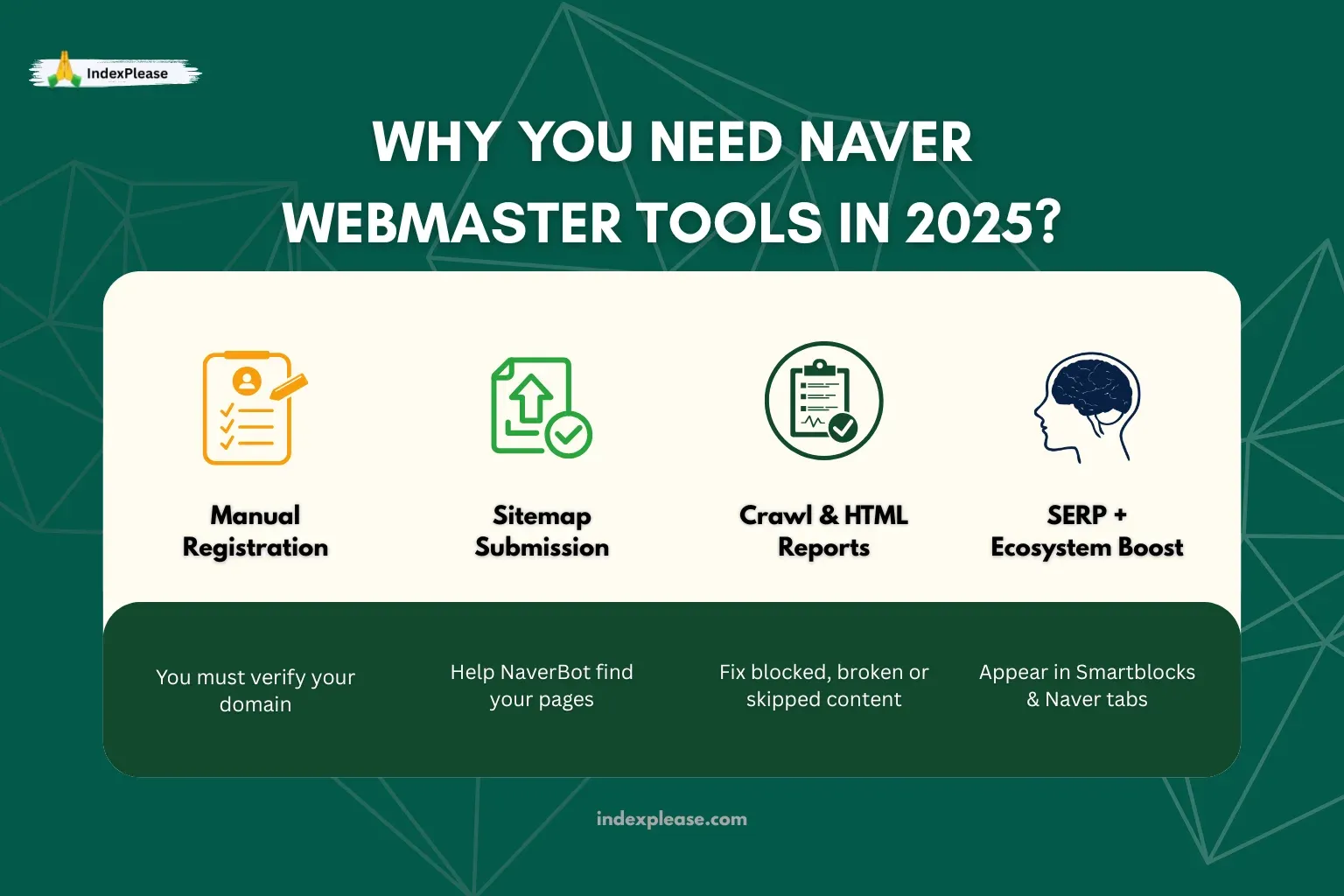 Why You Need Seznam Webmaster Tools, IndexPlease branding.