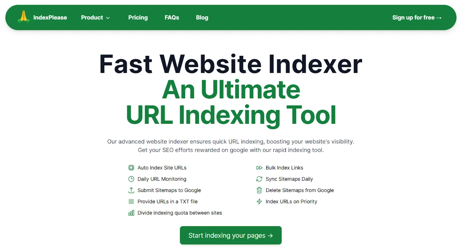 IndexPlease: Automating your indexing for speed and visibility.