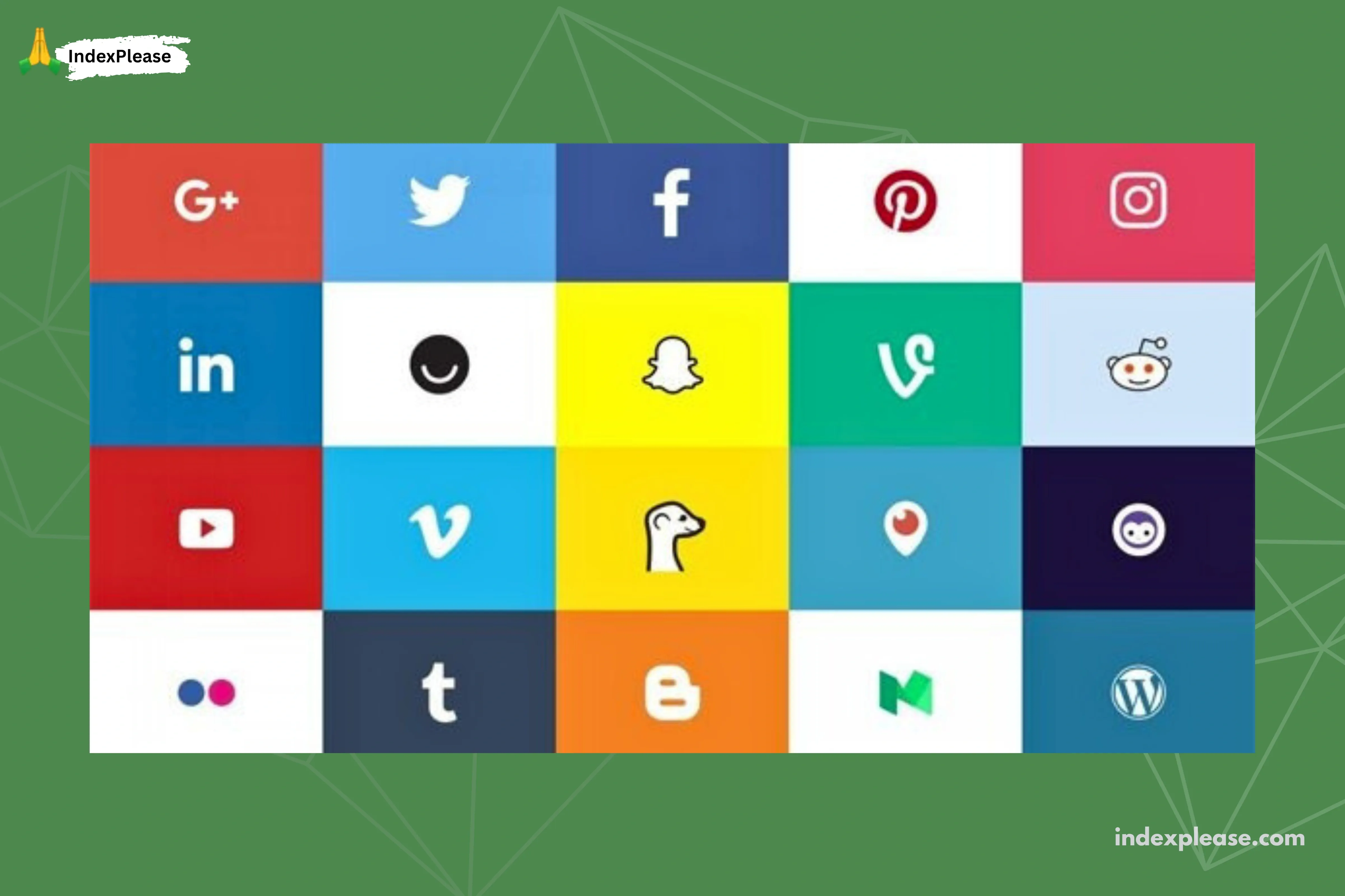 Make Social Media Profiles with Backlinks, IndexPlease