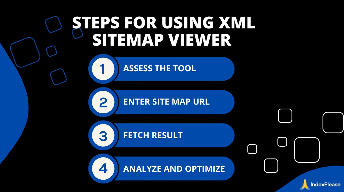 04 Steps for using XML Sitemap Viewer