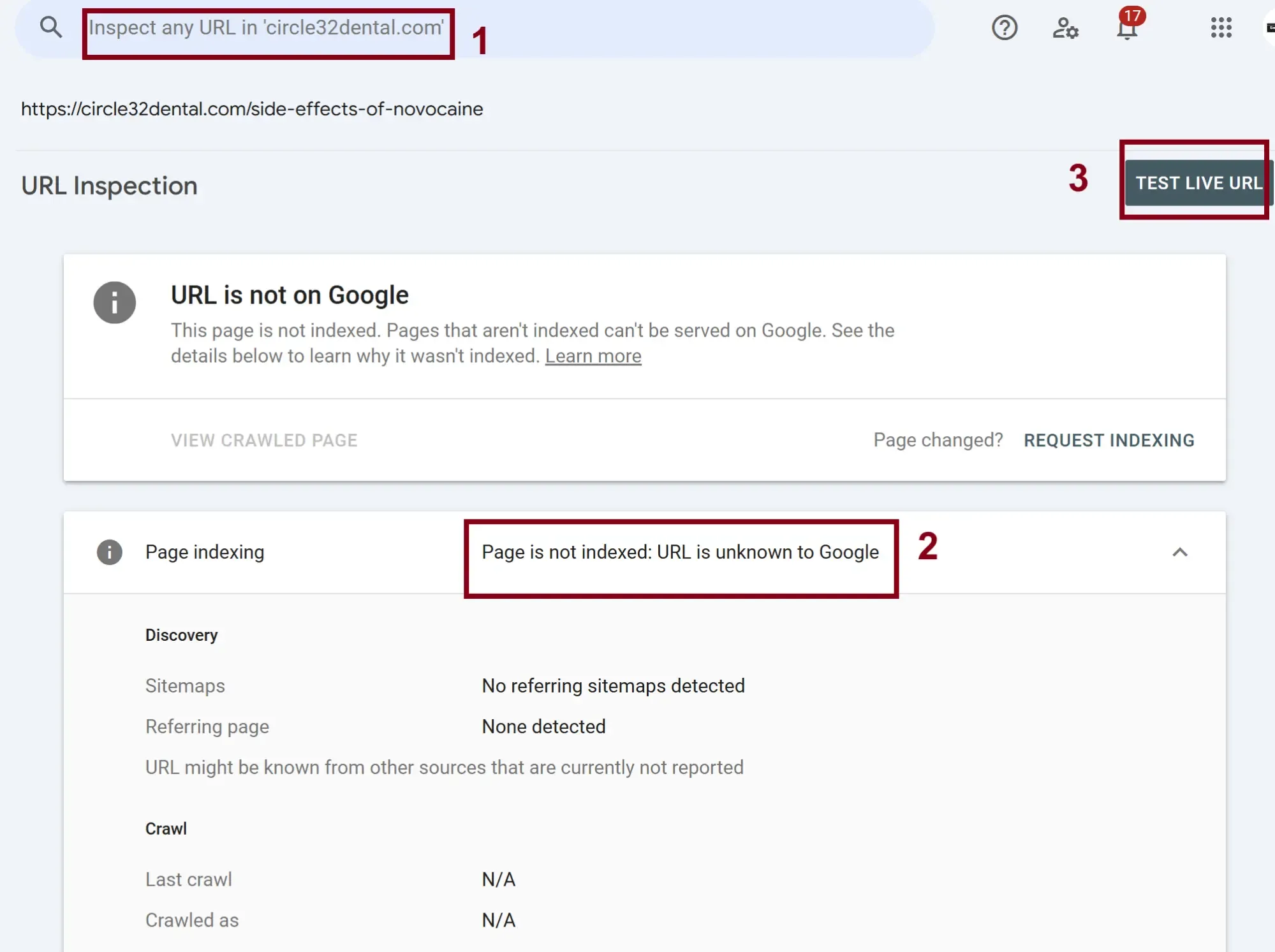 Steps required to done before submitting webpage for indexing