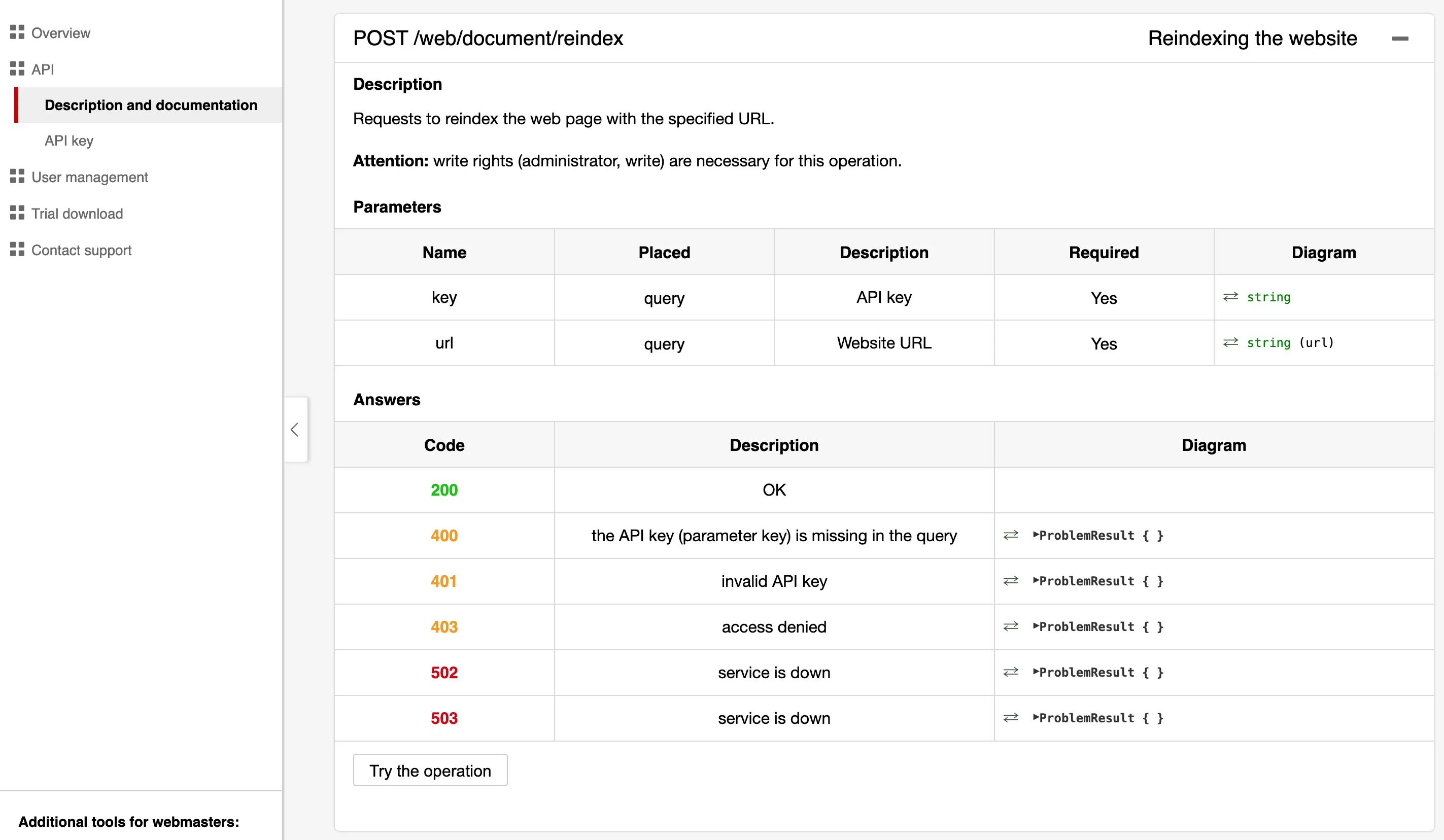 Indexering aanvragen bij Seznam Webmaster Tools